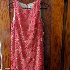 Lovely sleeveless pink dress